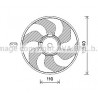 Ventilateur (refroidissement moteur) AVA QUALITY COOLING