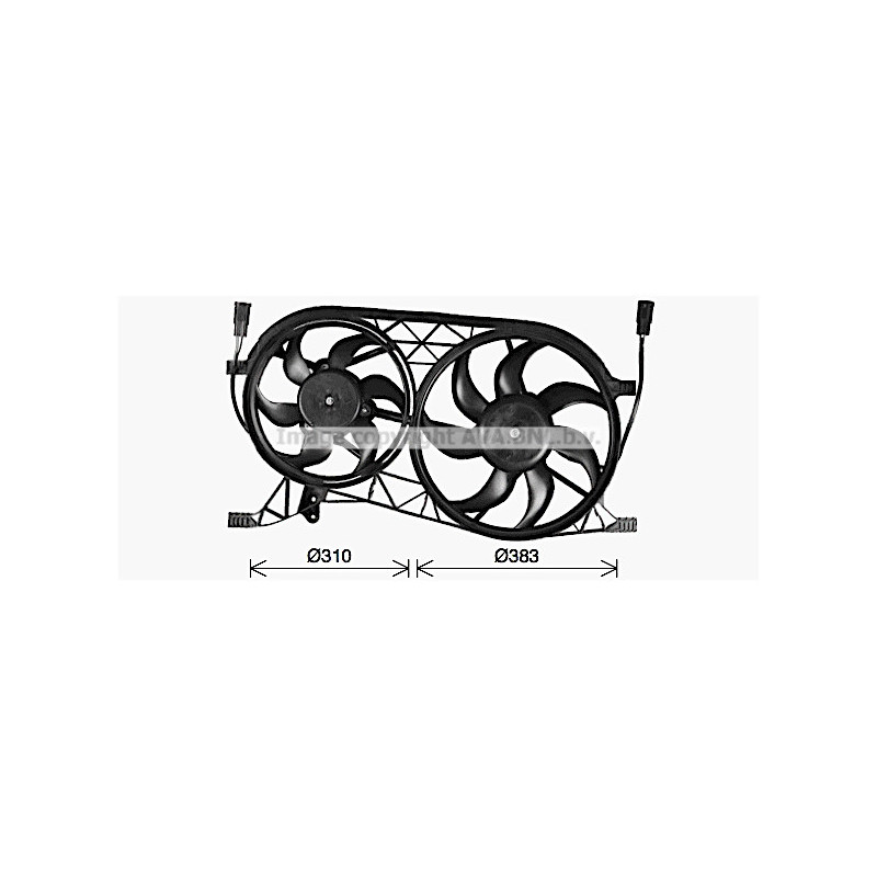 Ventilateur (refroidissement moteur) AVA QUALITY COOLING