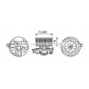 Moteur électrique (pulseur d'air habitacle) AVA QUALITY COOLING