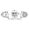 Moteur électrique (pulseur d'air habitacle) AVA QUALITY COOLING