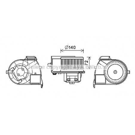 Moteur électrique (pulseur...