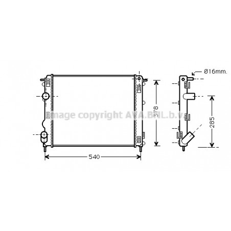 Radiateur AVA QUALITY COOLING