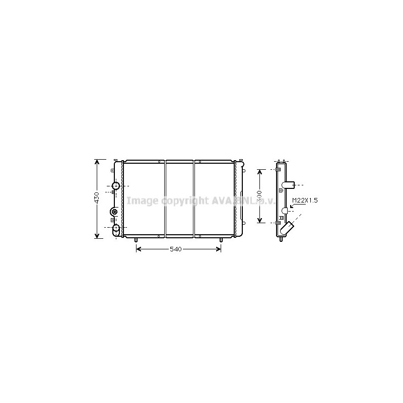 Radiateur AVA QUALITY COOLING