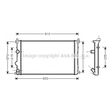 Radiateur AVA QUALITY COOLING