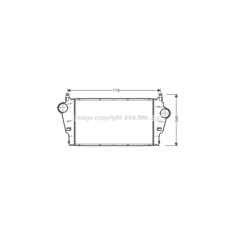 Intercooler (échangeur d'air) AVA QUALITY COOLING