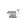 Intercooler (échangeur d'air) AVA QUALITY COOLING