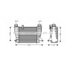 Intercooler (échangeur d'air) AVA QUALITY COOLING