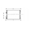 Condenseur de climatisation AVA QUALITY COOLING