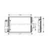 Condenseur de climatisation AVA QUALITY COOLING