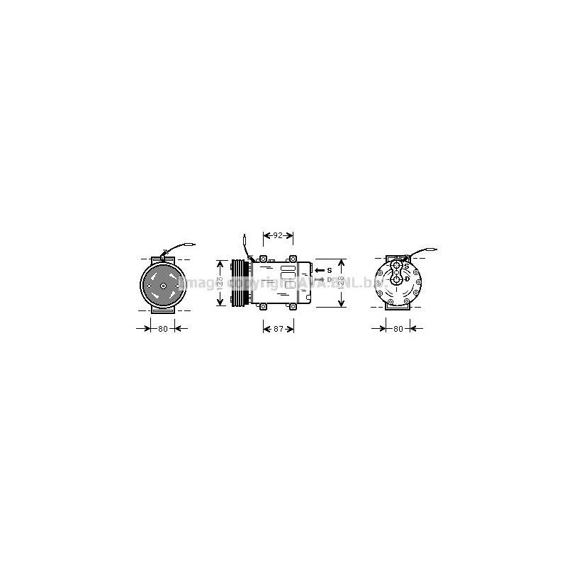 Compresseur de climatisation AVA QUALITY COOLING