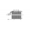Evaporateur de climatisation AVA QUALITY COOLING