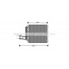 Evaporateur de climatisation AVA QUALITY COOLING