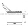 Evaporateur de climatisation AVA QUALITY COOLING