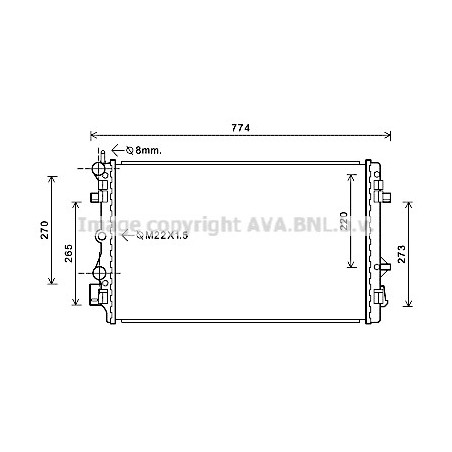 Radiateur AVA QUALITY COOLING