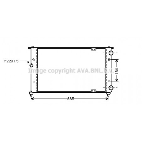 Radiateur AVA QUALITY COOLING