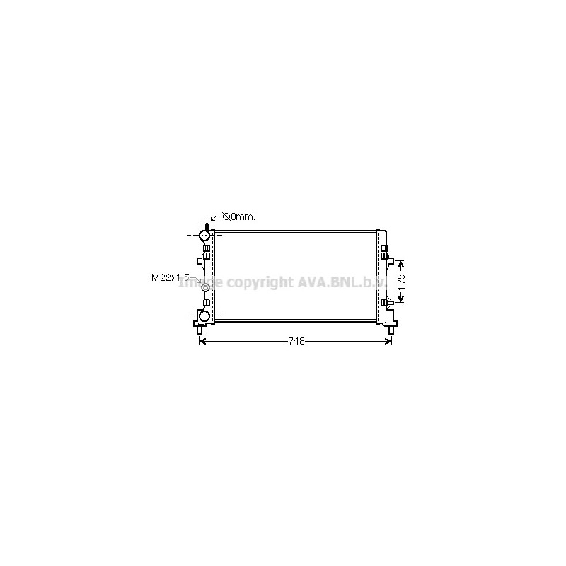 Radiateur AVA QUALITY COOLING