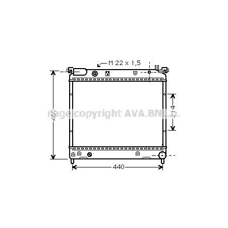 Radiateur AVA QUALITY COOLING