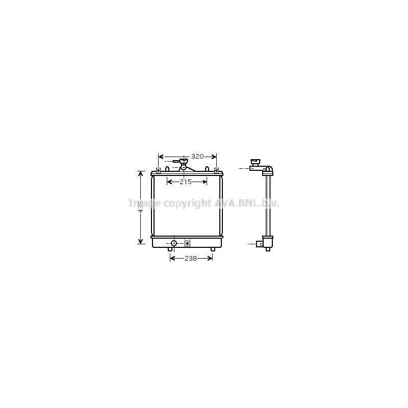 Radiateur AVA QUALITY COOLING