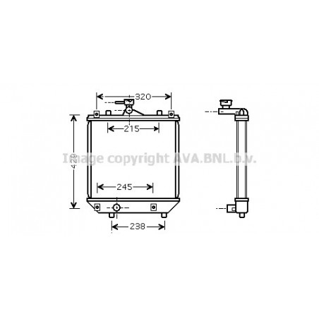 Radiateur AVA QUALITY COOLING
