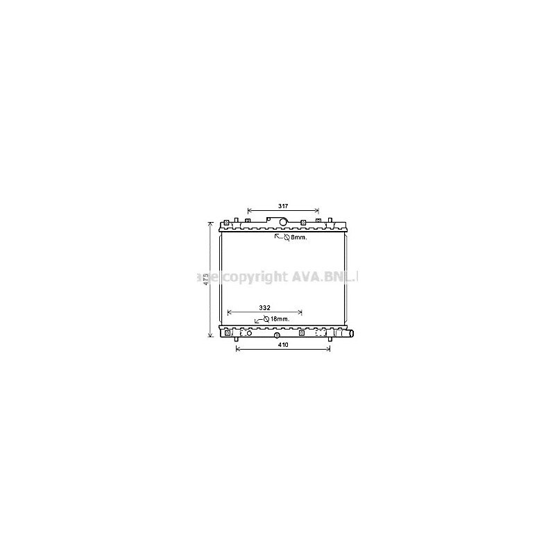 Radiateur AVA QUALITY COOLING