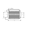 Intercooler (échangeur d'air) AVA QUALITY COOLING