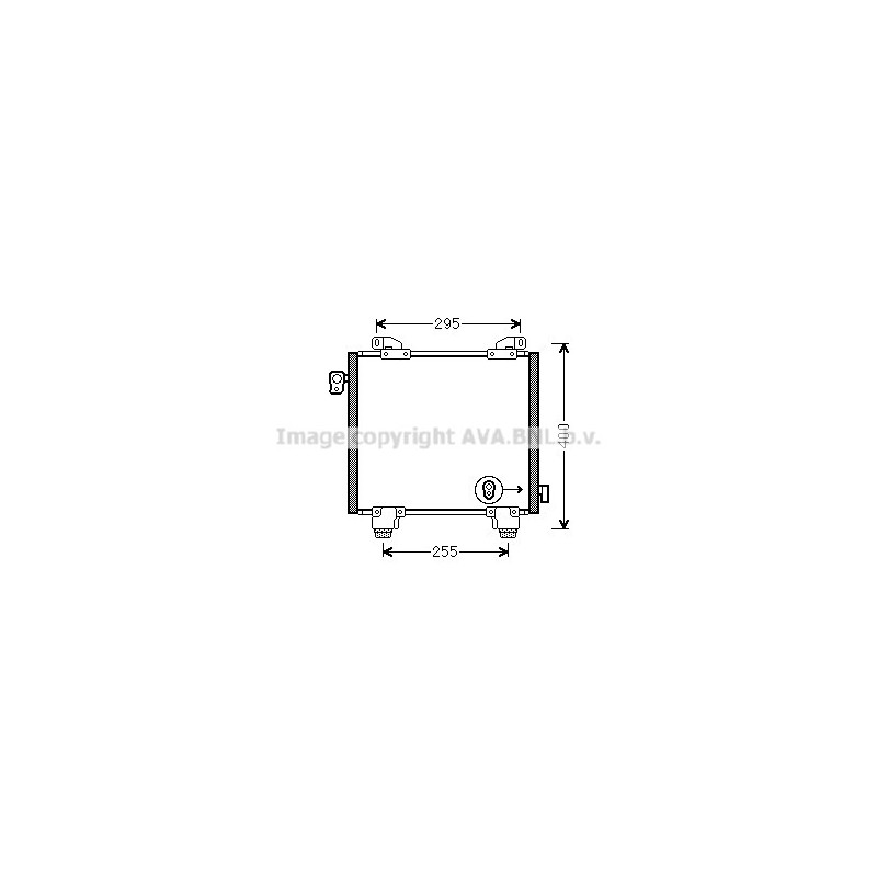 Condenseur de climatisation AVA QUALITY COOLING
