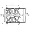 Ventilateur (refroidissement moteur) AVA QUALITY COOLING