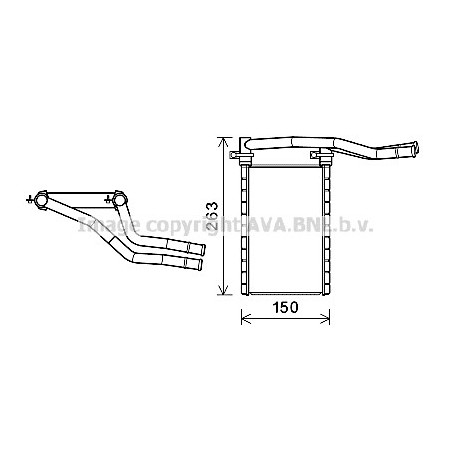 Radiateur de chauffage AVA...
