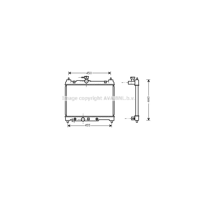 Radiateur AVA QUALITY COOLING