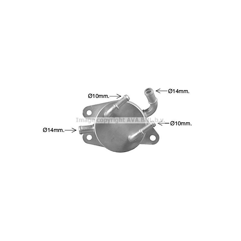 Radiateur d'huile de boite de vitesse automatique AVA QUALITY COOLING