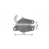 Radiateur d'huile de boite de vitesse automatique AVA QUALITY COOLING
