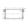 Intercooler (échangeur d'air) AVA QUALITY COOLING