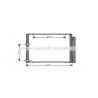 Condenseur de climatisation AVA QUALITY COOLING