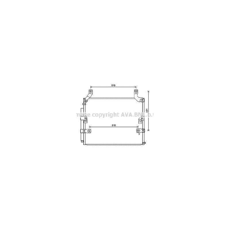 Condenseur de climatisation AVA QUALITY COOLING