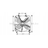 Ventilateur (refroidissement moteur) AVA QUALITY COOLING