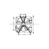 Ventilateur (refroidissement moteur) AVA QUALITY COOLING