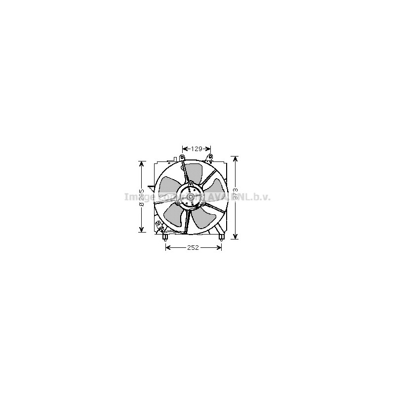 Ventilateur (refroidissement moteur) AVA QUALITY COOLING