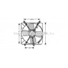 Ventilateur (refroidissement moteur) AVA QUALITY COOLING