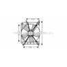 Ventilateur (refroidissement moteur) AVA QUALITY COOLING