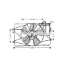 Ventilateur (refroidissement moteur) AVA QUALITY COOLING