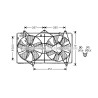 Ventilateur (refroidissement moteur) AVA QUALITY COOLING