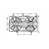 Ventilateur (refroidissement moteur) AVA QUALITY COOLING