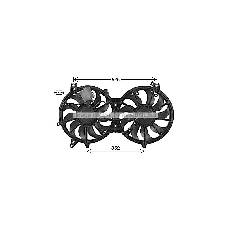 Ventilateur (refroidissement moteur) AVA QUALITY COOLING