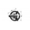 Moteur électrique (pulseur d'air habitacle) AVA QUALITY COOLING