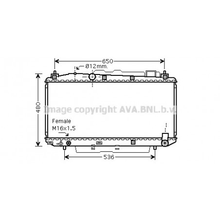 Radiateur AVA QUALITY COOLING