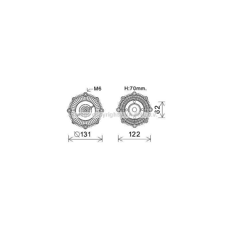 Visco-coupleur AVA QUALITY COOLING