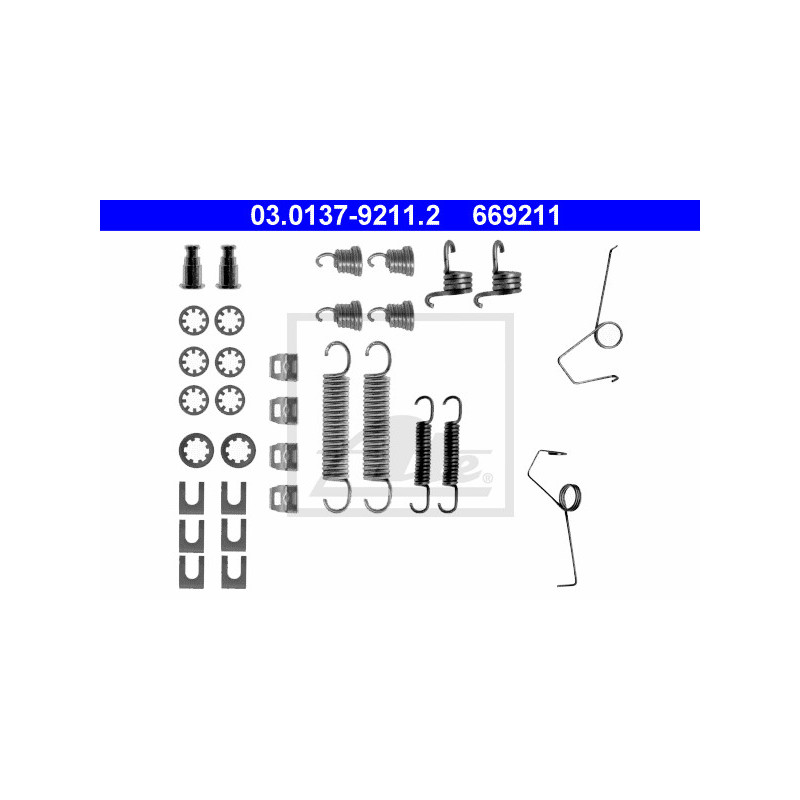 Kit d'accessoires (mâchoire de frein) ATE