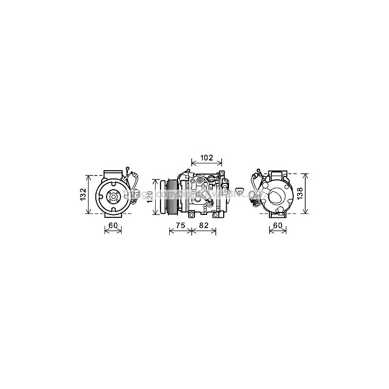 Compresseur de climatisation AVA QUALITY COOLING