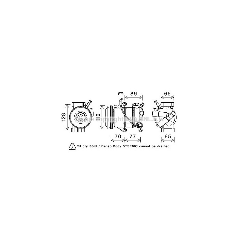 Compresseur de climatisation AVA QUALITY COOLING
