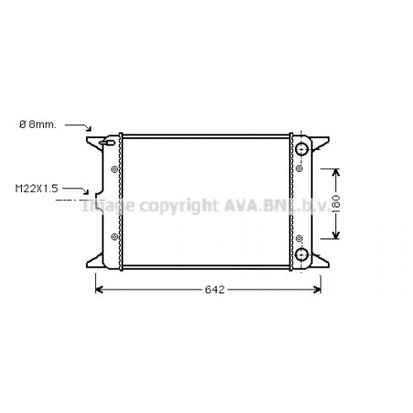Radiateur AVA QUALITY COOLING
